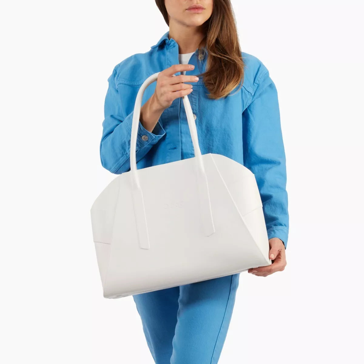 O bag Unique baltas su vidiniu krepšiu