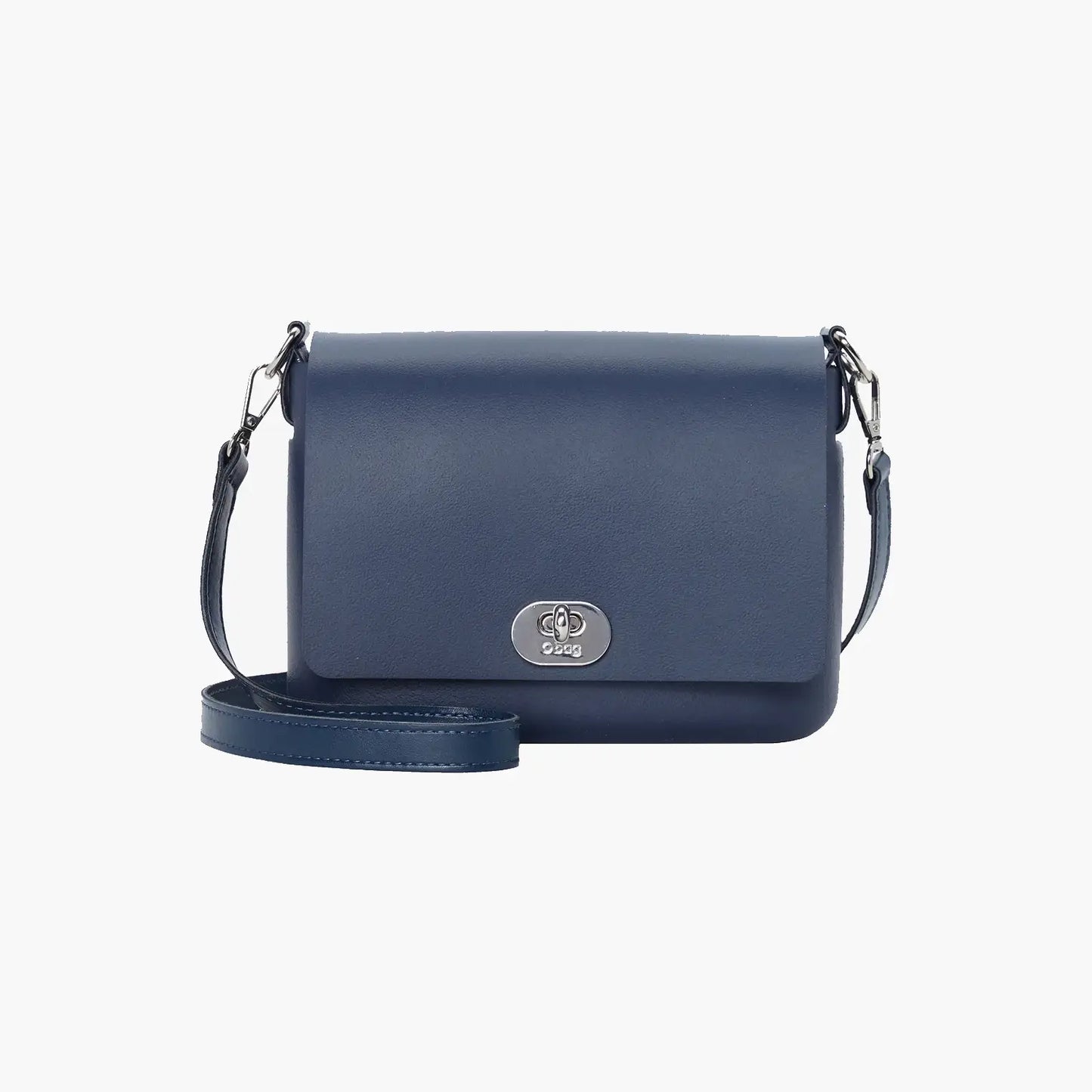 O Pocket handbag with thin long handle
