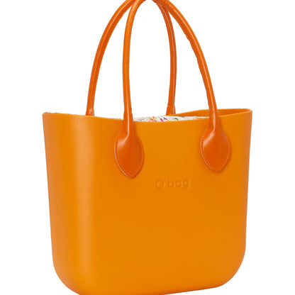 O bag mini with inner bag and eco leather handles