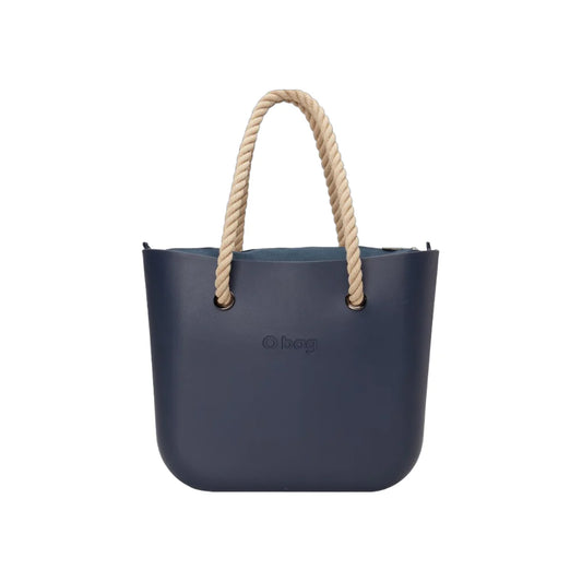 O bag mini with inner bag and rope handles