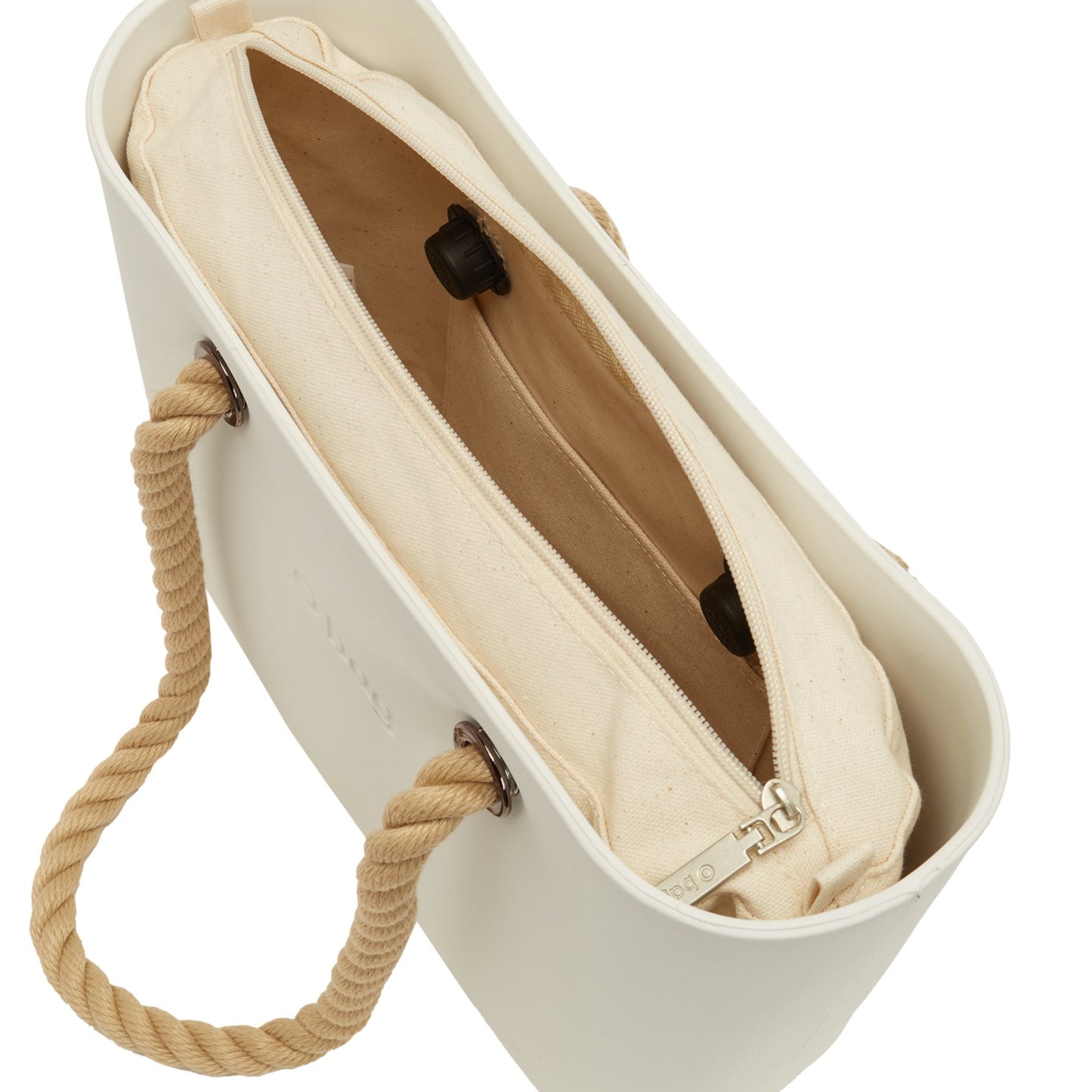 O bag mini with inner bag and rope handles