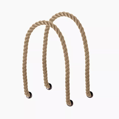 Long handle natural rope