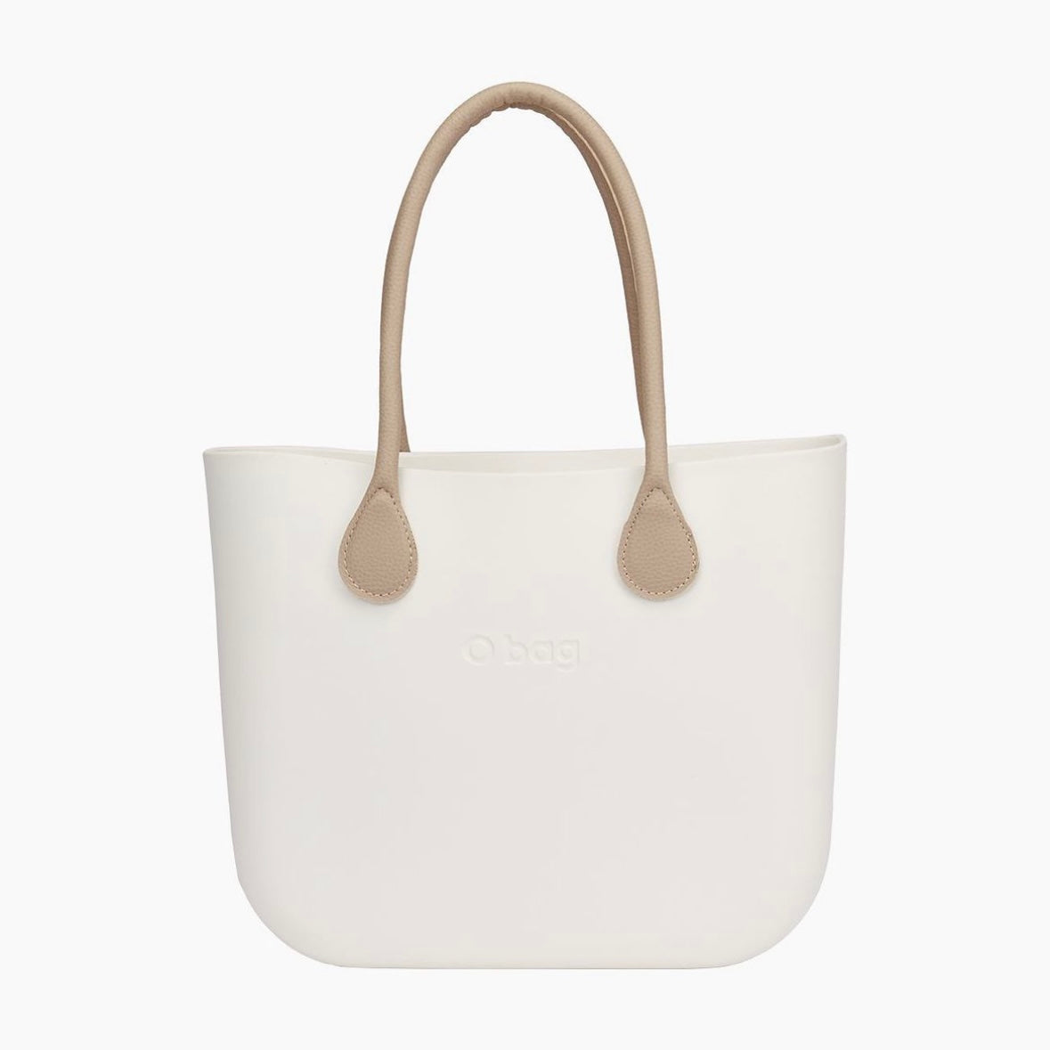 O bag with inner bag and eco leather handles