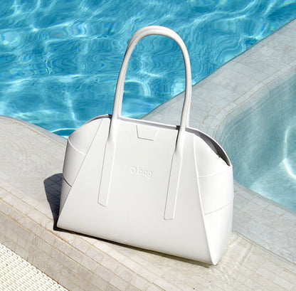 O bag Unique white with inner bag