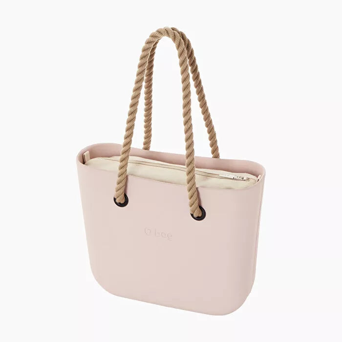 O bag mini with inner bag and rope handles