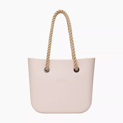 O bag mini with inner bag and rope handles