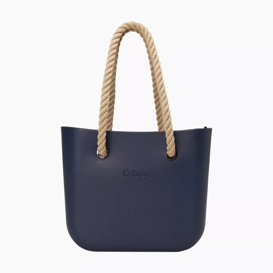 O bag with inner bag and rope handles